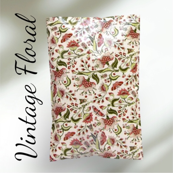 Other - Vintage Floral Poly Mailers 10x13 Pack of 25